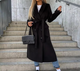 Women’s Long Button-Front Coat | Tailored