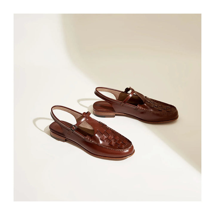 Women’s Woven Slingback Loafers | Closed Toe