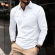 Men’s Long Sleeve Polo Shirt | Tapered