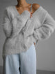 Women’s Fluffy Oversized Cardigan | Casual