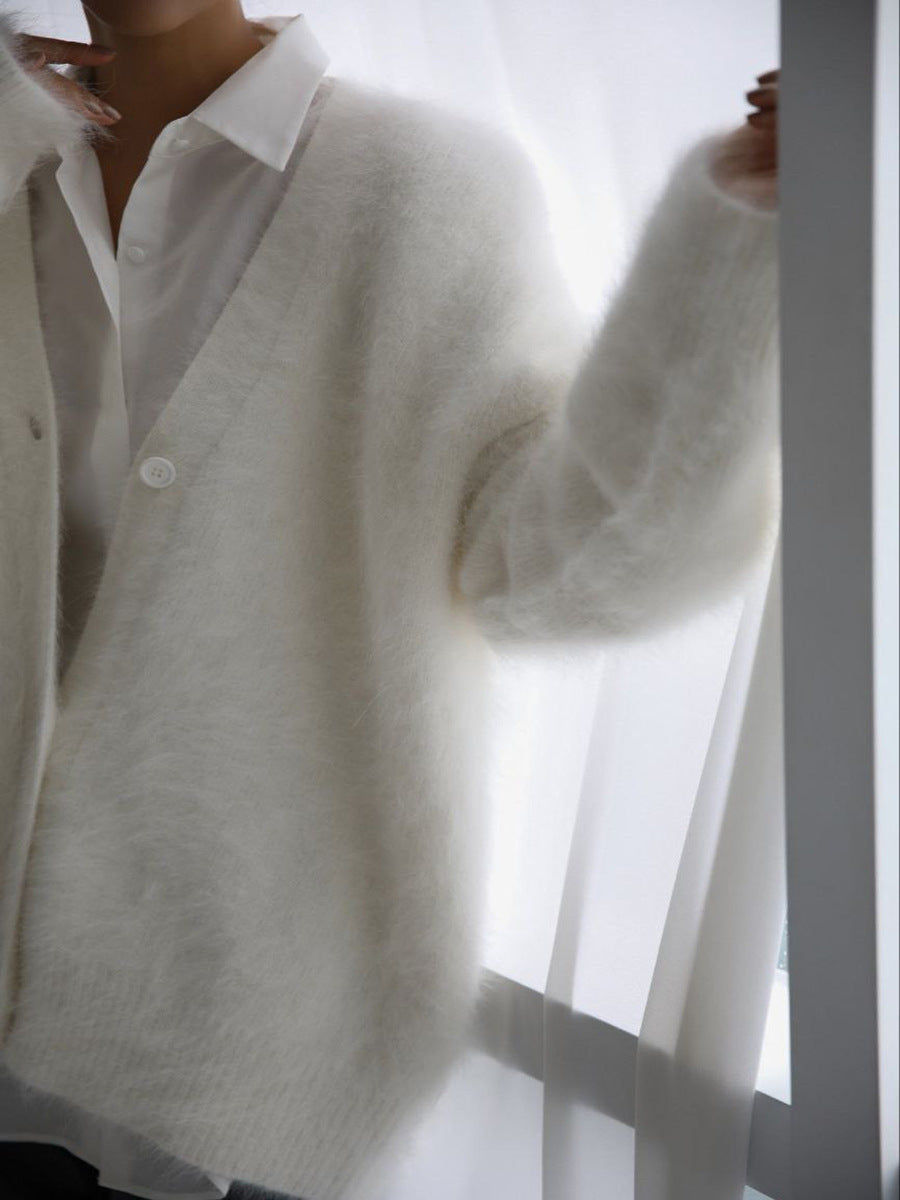 Women’s Fluffy Oversized Cardigan | Casual
