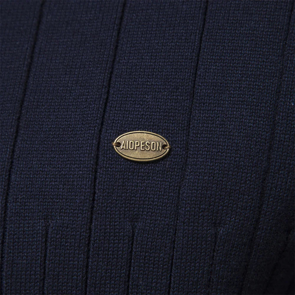 Preston - Men's Half Zip Wool Sweater