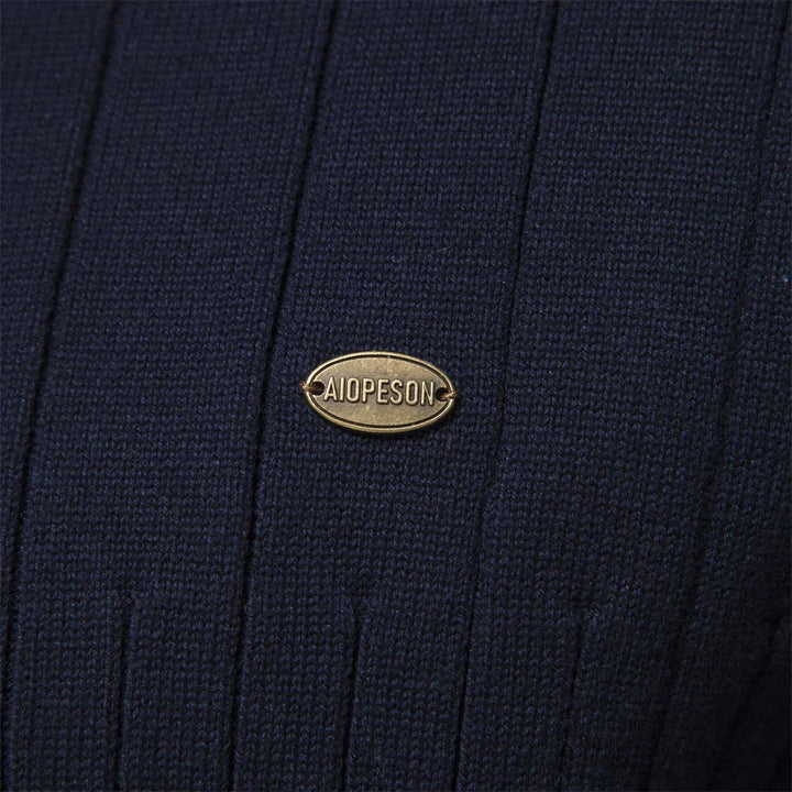 Preston - Men's Half Zip Wool Sweater