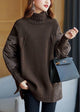 Women’s Quilted Sleeve Pullover | Loose Fit