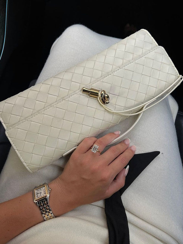 Women's Woven Clutch Bag | Elegant