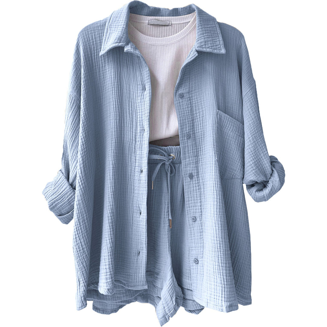 Women's Shirt and Shorts Set | Two Piece