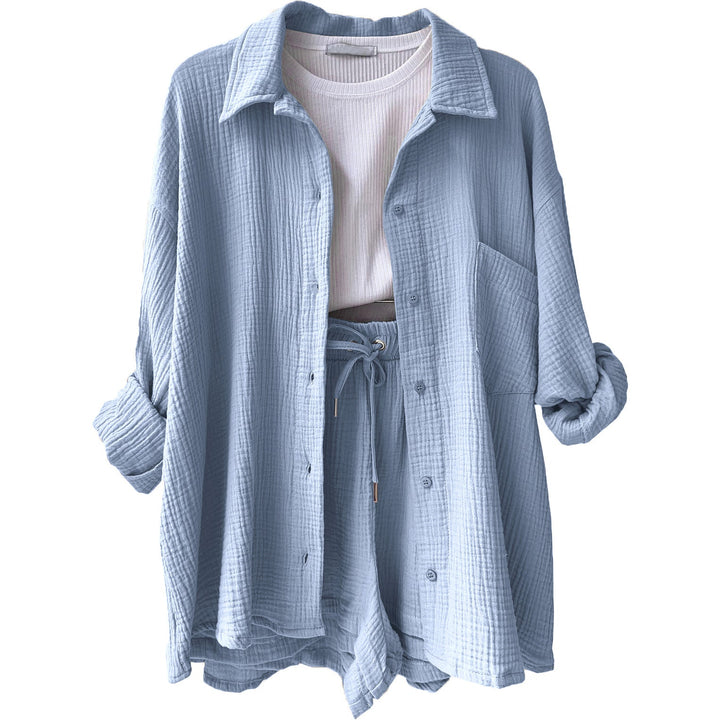 Women's Shirt and Shorts Set | Two Piece