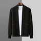 Men's Minimalist Knitted Cardigan | Open Front