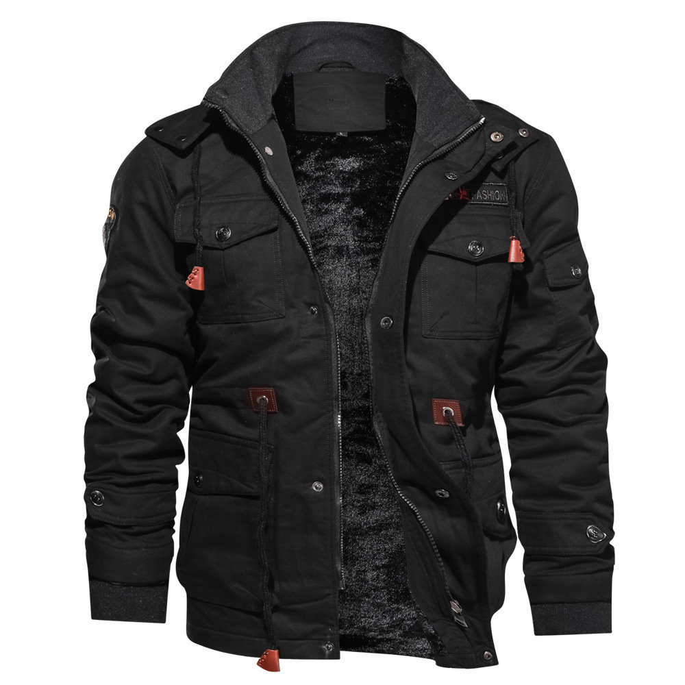 Paul - Men's hooded bomber jacket for survival
