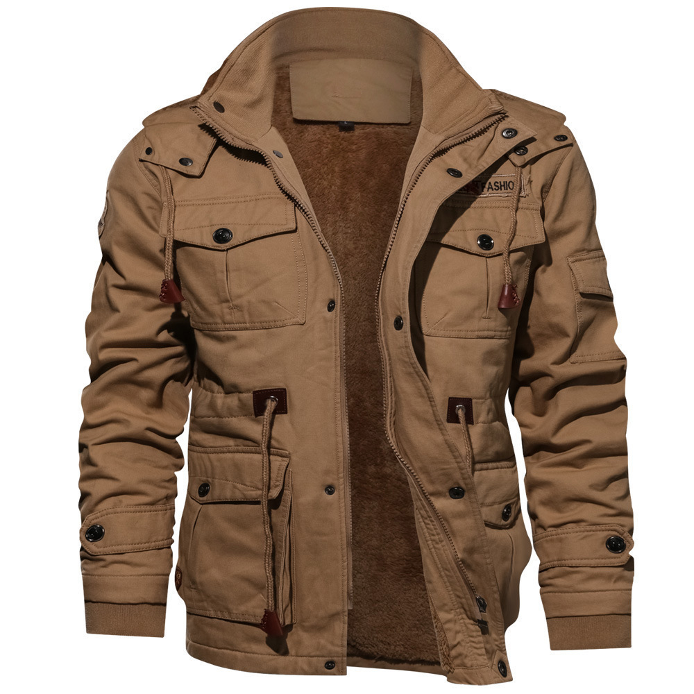 Paul - Men's hooded bomber jacket for survival