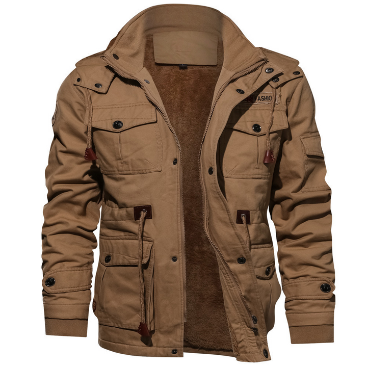 Paul - Men's hooded bomber jacket for survival