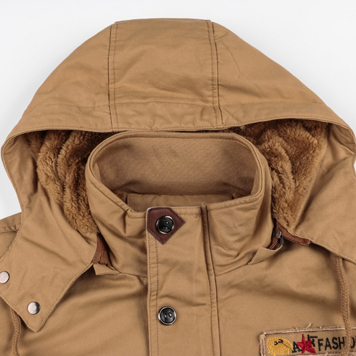 Paul - Men's hooded bomber jacket for survival