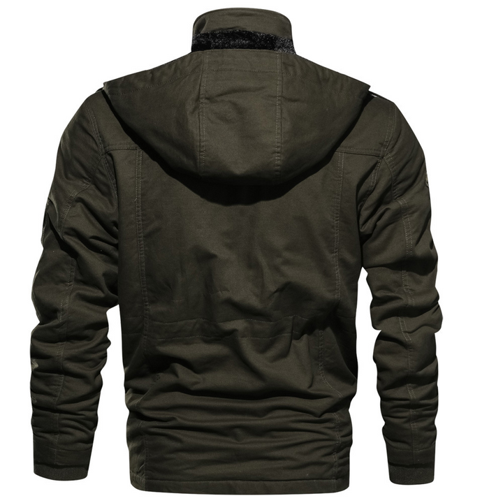 Paul - Men's hooded bomber jacket for survival