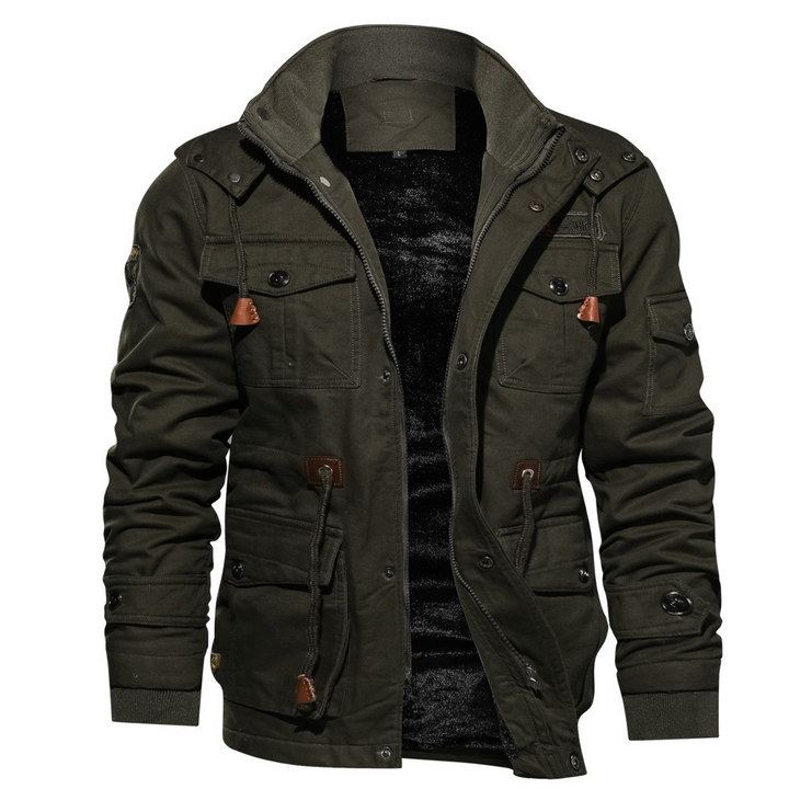 Paul - Men's hooded bomber jacket for survival