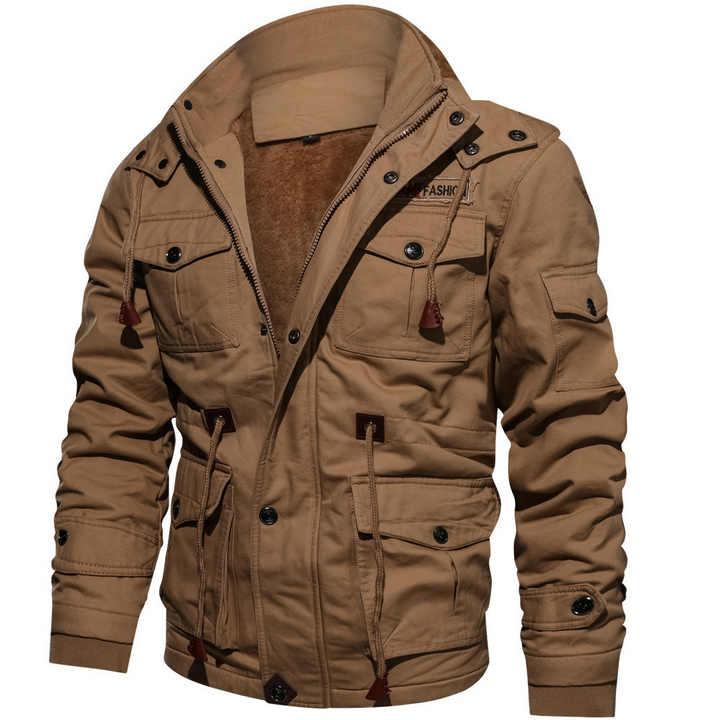 Paul - Men's hooded bomber jacket for survival