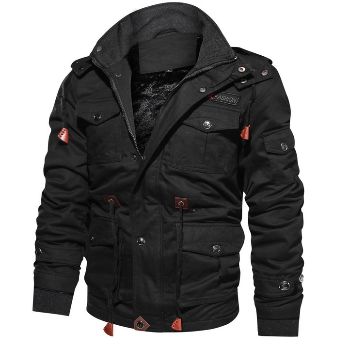 Paul - Men's hooded bomber jacket for survival