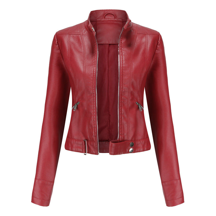 Women’s Stand Collar Jacket | Slim Fit