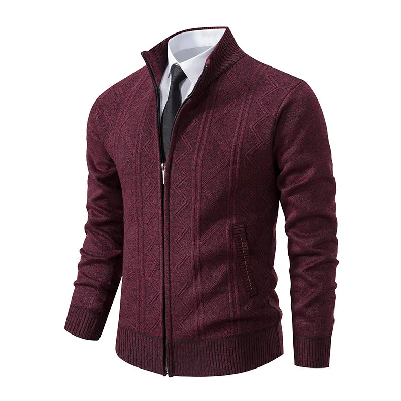 Vincent - Men's Wool Vest with Dual Side Pockets