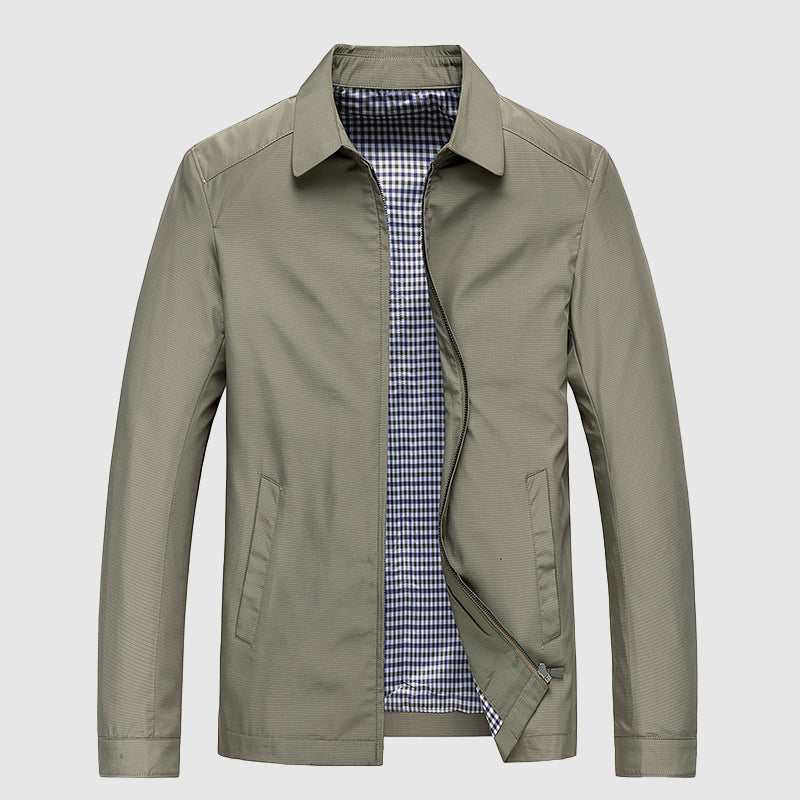 Men’s Slim Fit Jacket | Zip-Up