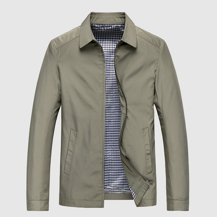 Men’s Slim Fit Jacket | Zip-Up