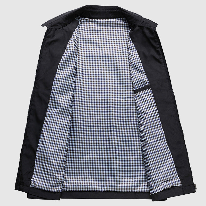 Men’s Slim Fit Jacket | Zip-Up