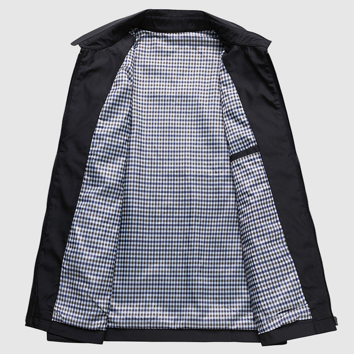 Men’s Slim Fit Jacket | Zip-Up