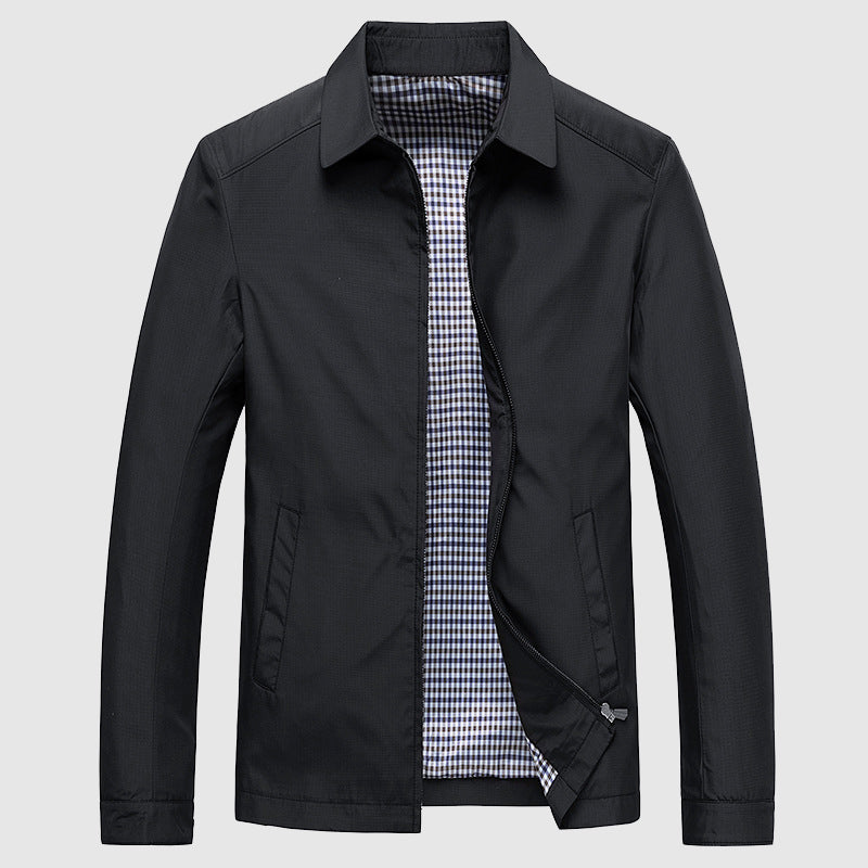 Men’s Slim Fit Jacket | Zip-Up