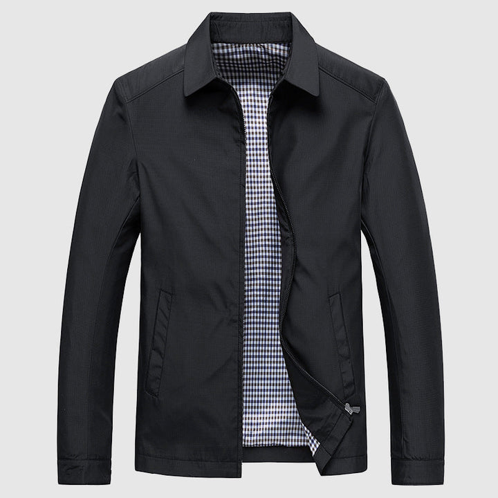 Men’s Slim Fit Jacket | Zip-Up