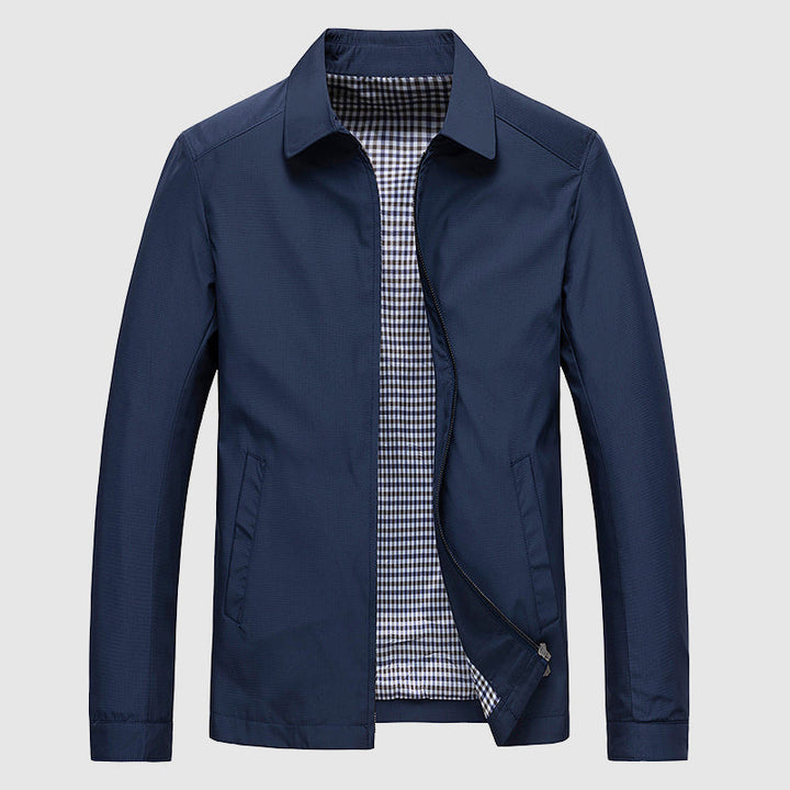 Men’s Slim Fit Jacket | Zip-Up