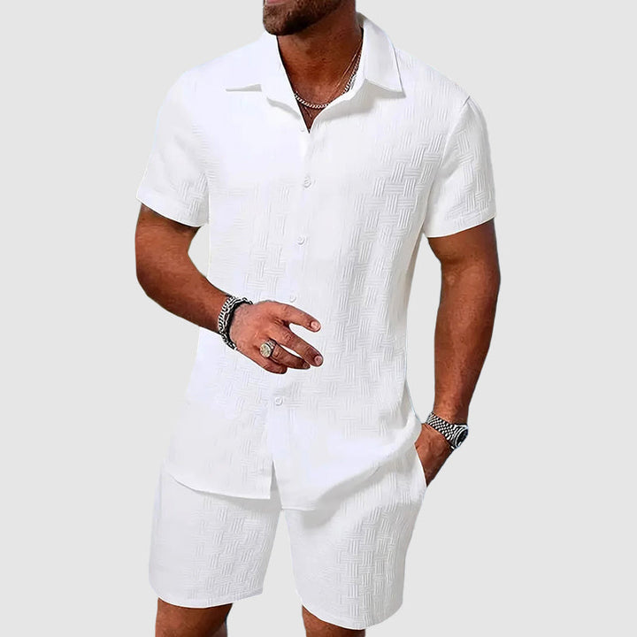 Men’s Casual Shorts and Shirt Set | Two Piece