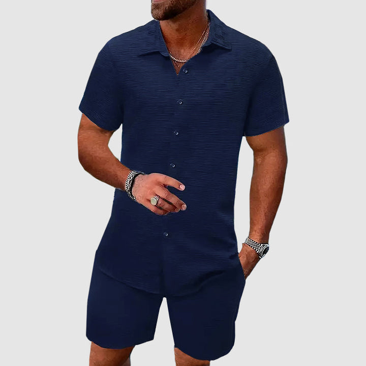 Men’s Casual Shorts and Shirt Set | Two Piece