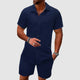 Men’s Casual Shorts and Shirt Set | Two Piece