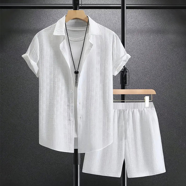 Men’s Casual Shorts and Shirt Set | Two Piece