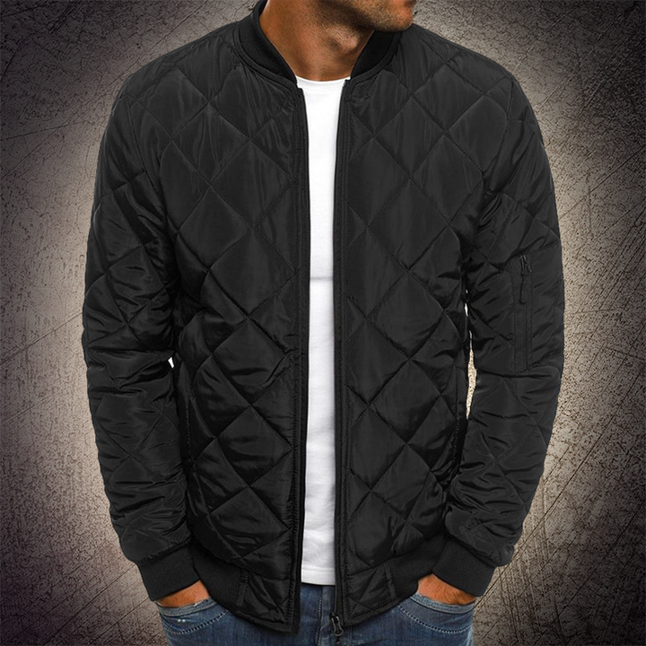 Men’s Quilted Bomber Jacket | Lightweight
