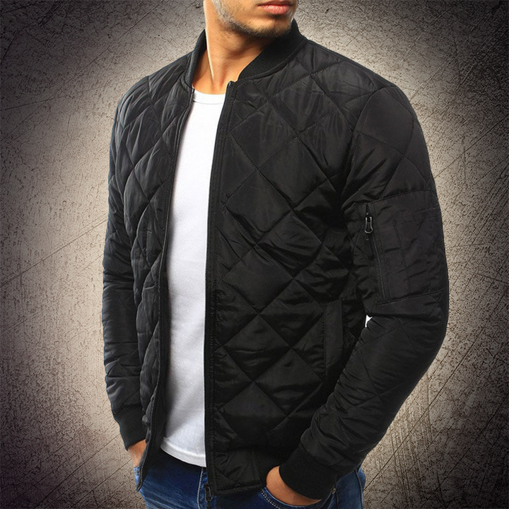 Men’s Quilted Bomber Jacket | Lightweight