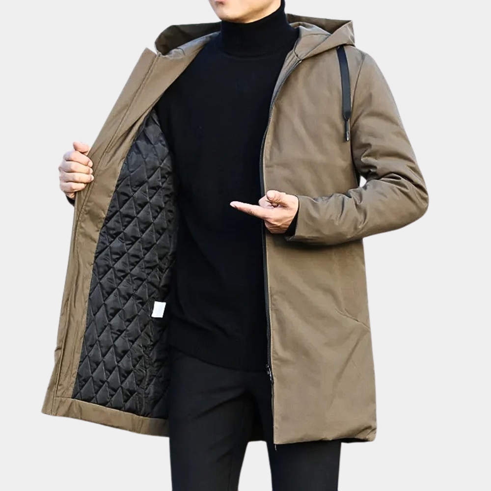 Men's Quilted Rain Jacket | Winter