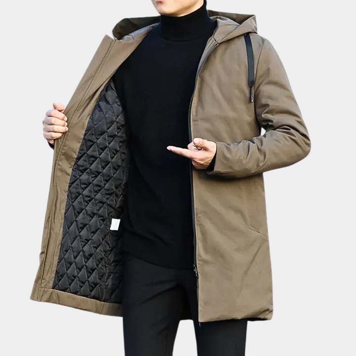 Men's Quilted Rain Jacket | Winter