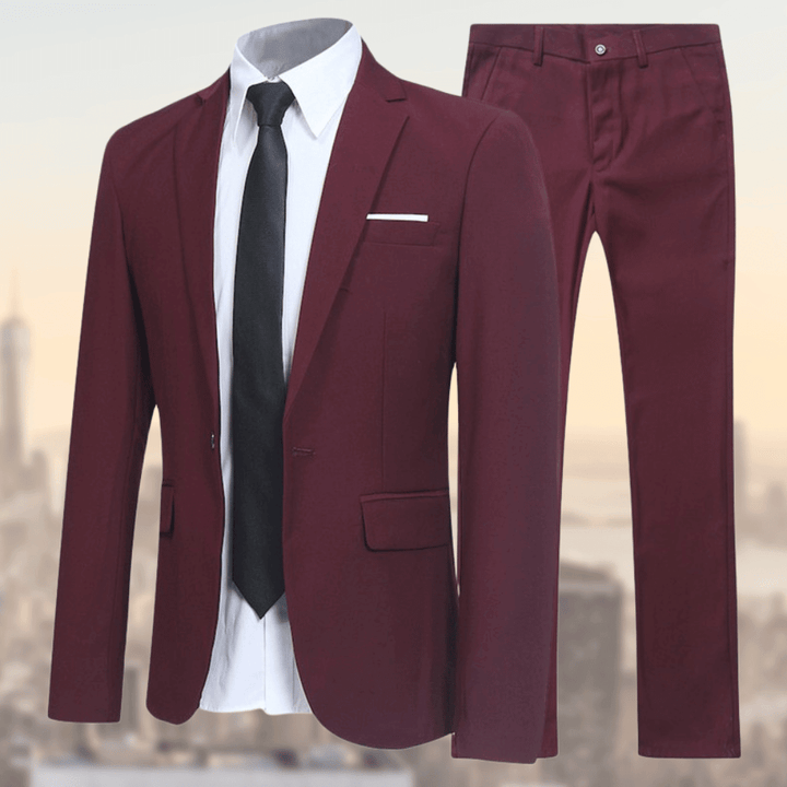Alden - Men's Elegant Dual-Piece Suit