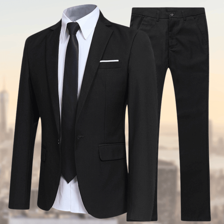 Alden - Men's Elegant Dual-Piece Suit