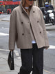 Women’s Oversized Buttoned Jacket | Short