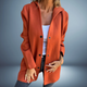 Women’s Hooded Buttoned Coat | Long