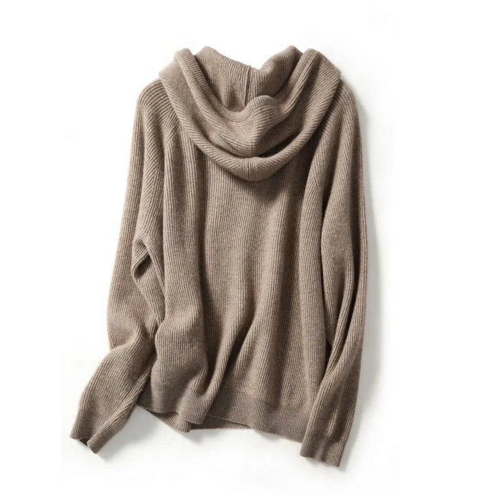 Women’s Ribbed Pullover Hoodie | Relaxed Fit
