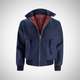 Men’s Zip-Up Bomber Jacket | Plaid Lined