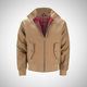 Men’s Zip-Up Bomber Jacket | Plaid Lined