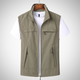 Men’s Sleeveless Outdoor Vest | Zipper Pockets