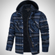 Men’s Hooded Plaid Jacket | Quilted Lining