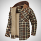 Men’s Hooded Plaid Jacket | Winter
