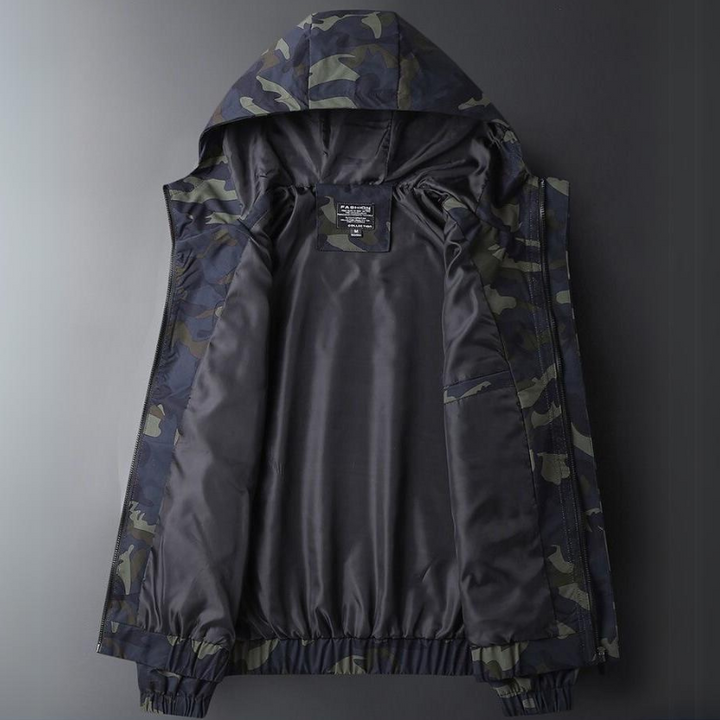Men’s Camouflage Hooded Jacket | Casual