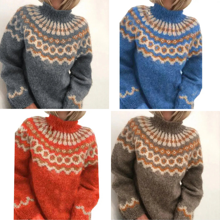 Women’s Nordic Sweater | Geometric