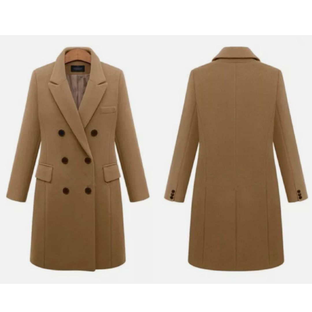 Women’s Winter Trench Coat | Double-Breasted
